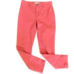 Loft Women's Pink Stretchy Ankle Denim Jeans. Size 4. Preppy Coastal Barbie Core